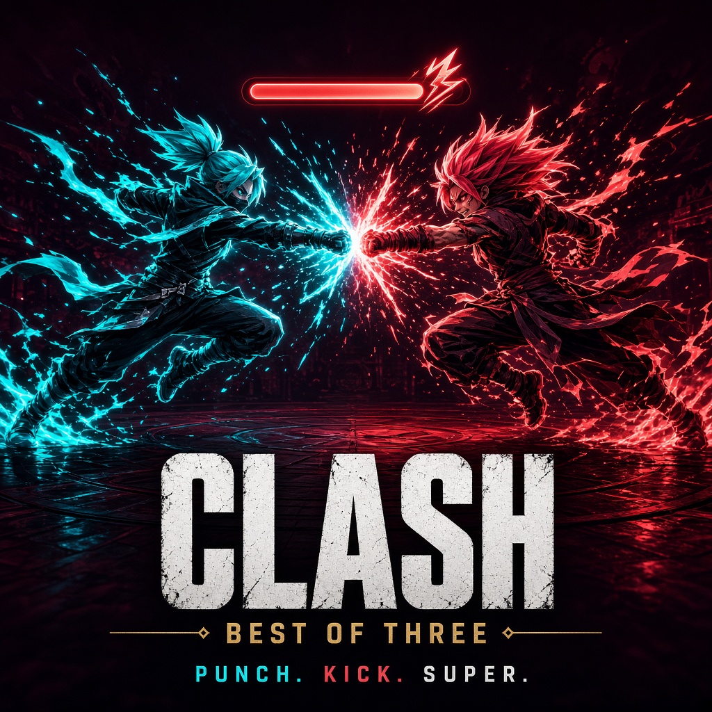 CLASH: two fighters collide