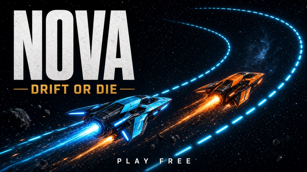 NOVA: two space racers drift an orbital track