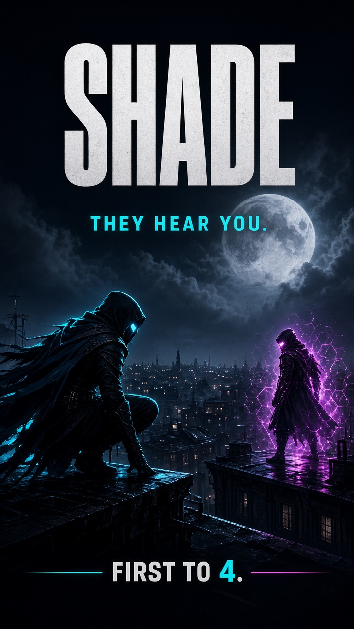 SHADE: assassin on a moonlit rooftop